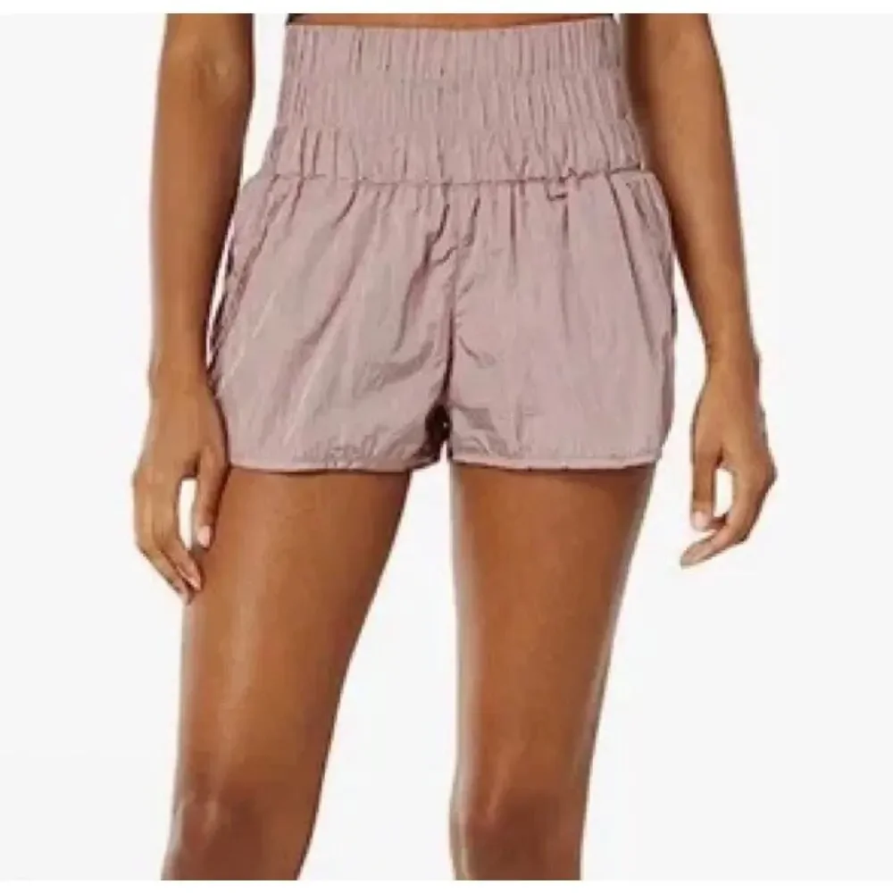 Free People FP Movement The Way Home Shorts Purple Dust Medium